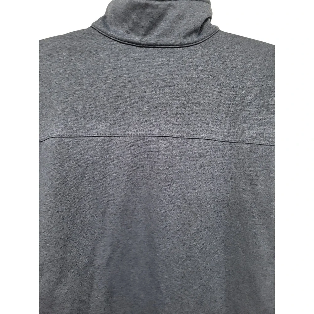 The North Face Mens Blue Quarter Zip Fleece Pullover Jacket Canyonland 12 L #23‎